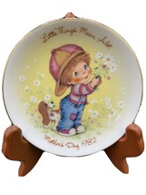 Vintage Little Things 1982 Mother's Day Plate Avon Gift Collector 5'' - $8.27