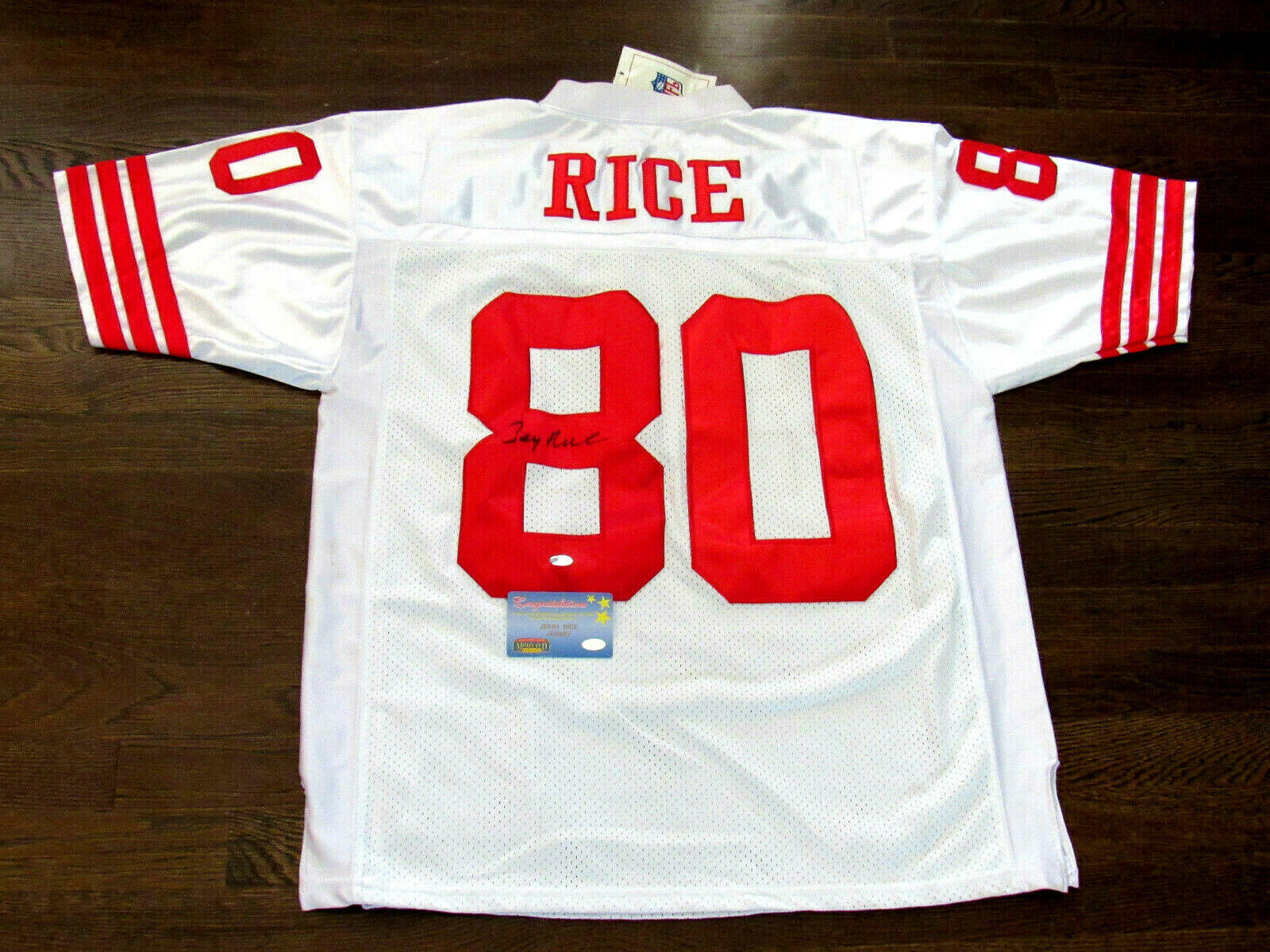 Jerry Rice San Francisco 49ers and Oakland Raiders Signed Jersey PSA  Authentic