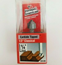 Vermont American 23126 Carbide Tipped 1/2&quot; Classical 1/4&quot; Shank - $11.15