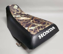 HONDA TRX450F FOREMAN Seat Cover in 2-TONE Hornz Camo &amp; Black or 25 Colo... - $37.95