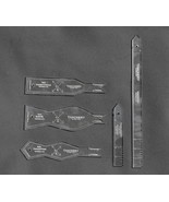 Set of 3 Acrylic KIDS BOW TIE Patterns - 1/4&quot; Thick - Superb Quality, no... - $58.48