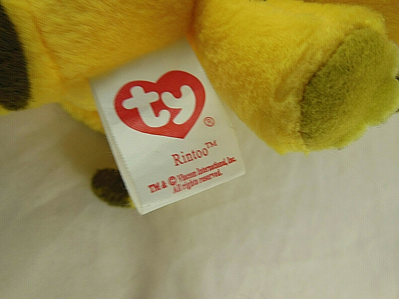 Ty Beanie Baby Ni Hao Kai Lan Tiger 6" 2009 Plush bean bag Other