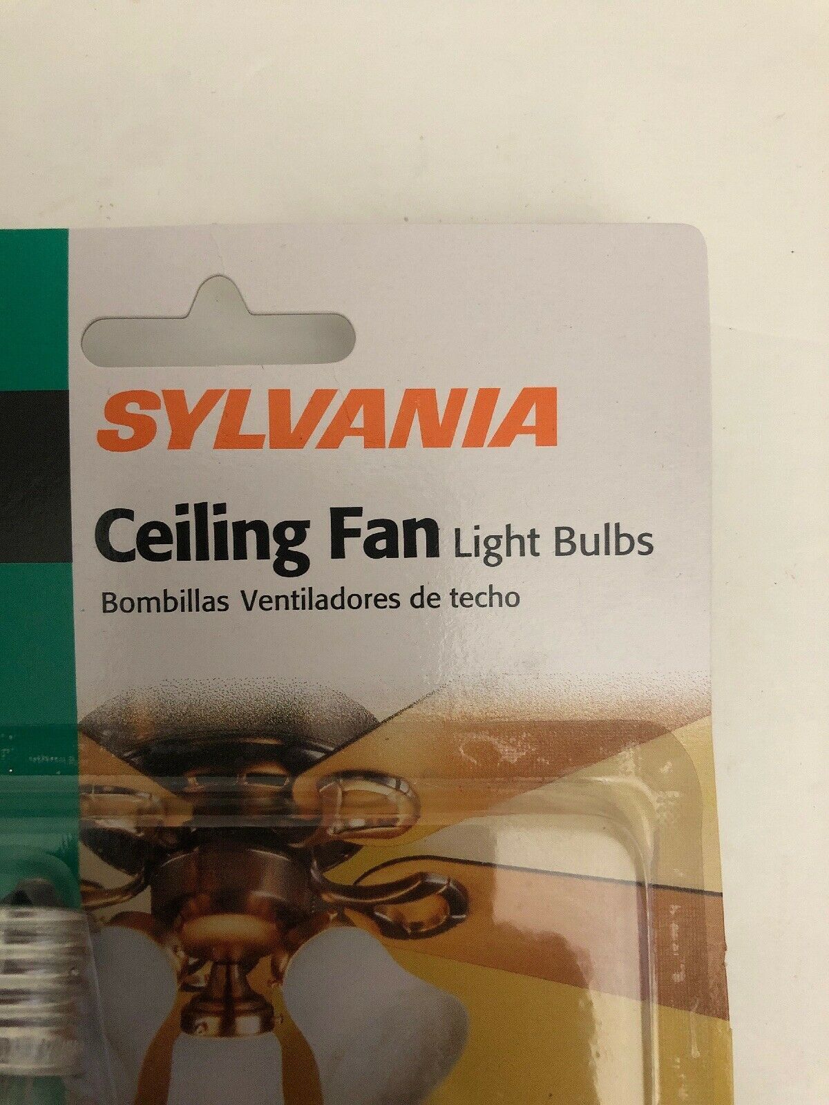 60w 'Sylvania' Ceiling Fan Light Bulbs 2 x A15 Bulbs SMALL BaseSHIPS