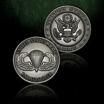 ARMY PARATROOPER BADGE 1.75&quot; MILITARY CHALLENGE COIN - $23.74