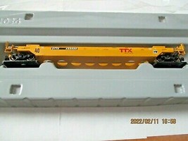 Walthers Proto Stock # 920-109128 TTX Gunderson Rebuilt AP 40' Well Car HO Scale image 1