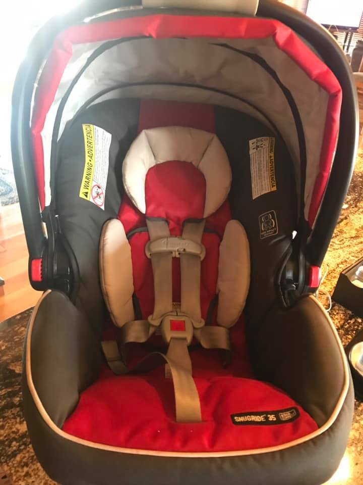 GRACO QUICK CONNECT SNUGRIDE 35 INFANT CAR SEAT AND BASE REAR FACING ...