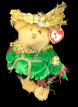 Vintage 1993 Ty Attic Treasures Alfalfa 8” Plush Scarecrow Jointed Bear - $24.99