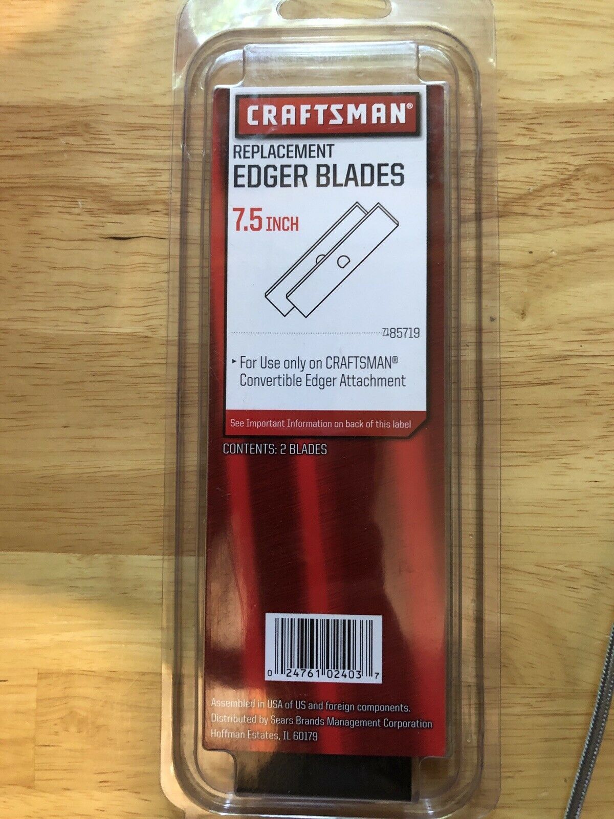 Craftsman Oregon 7-1/2 x 2 in. Edger Blade 85719 2-Pack for Edger ...