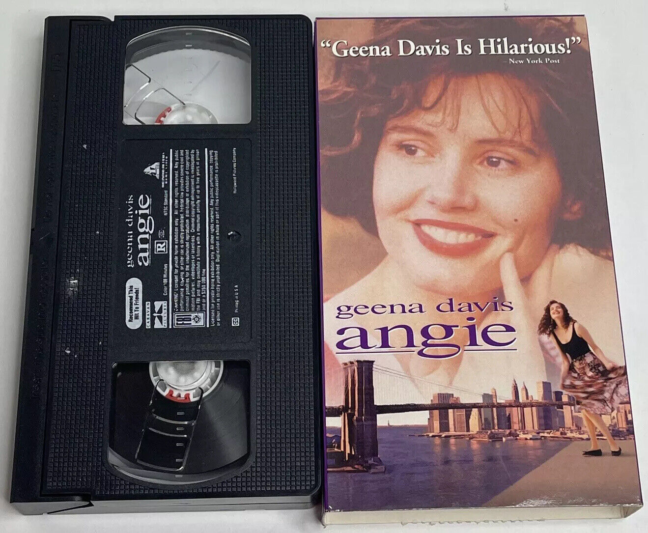 Vintage Angie (VHS, 1994) Geena Davis James Gandolfini Aida Turturro