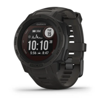 Garmin Instinct Solar Graphite Fitness Rugged Outdoor GPS Smart Watch - OPEN BOX - $379.99
