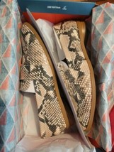 AEROSOLES Womens Beige Cushioned Round Toe Slip On Leather Dress Loafers 7.5 M - $58.04