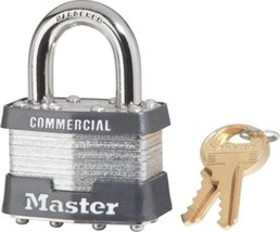 New Case (6) Master Lock 5KA A389 #5 Keyed Alike Steel 4 Pin Pad Locks 6883573 - $116.59