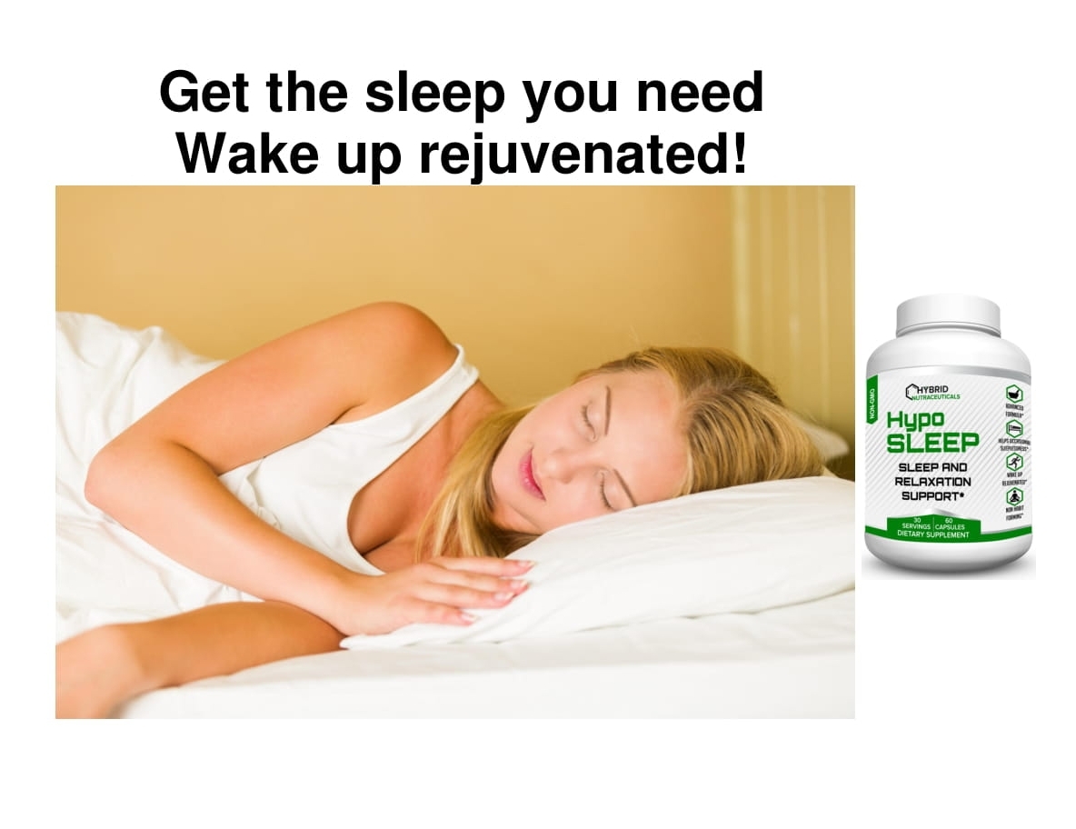 HypoSleep Best Sleep Aid Natural Sleeping Pills NonHabit Forming
