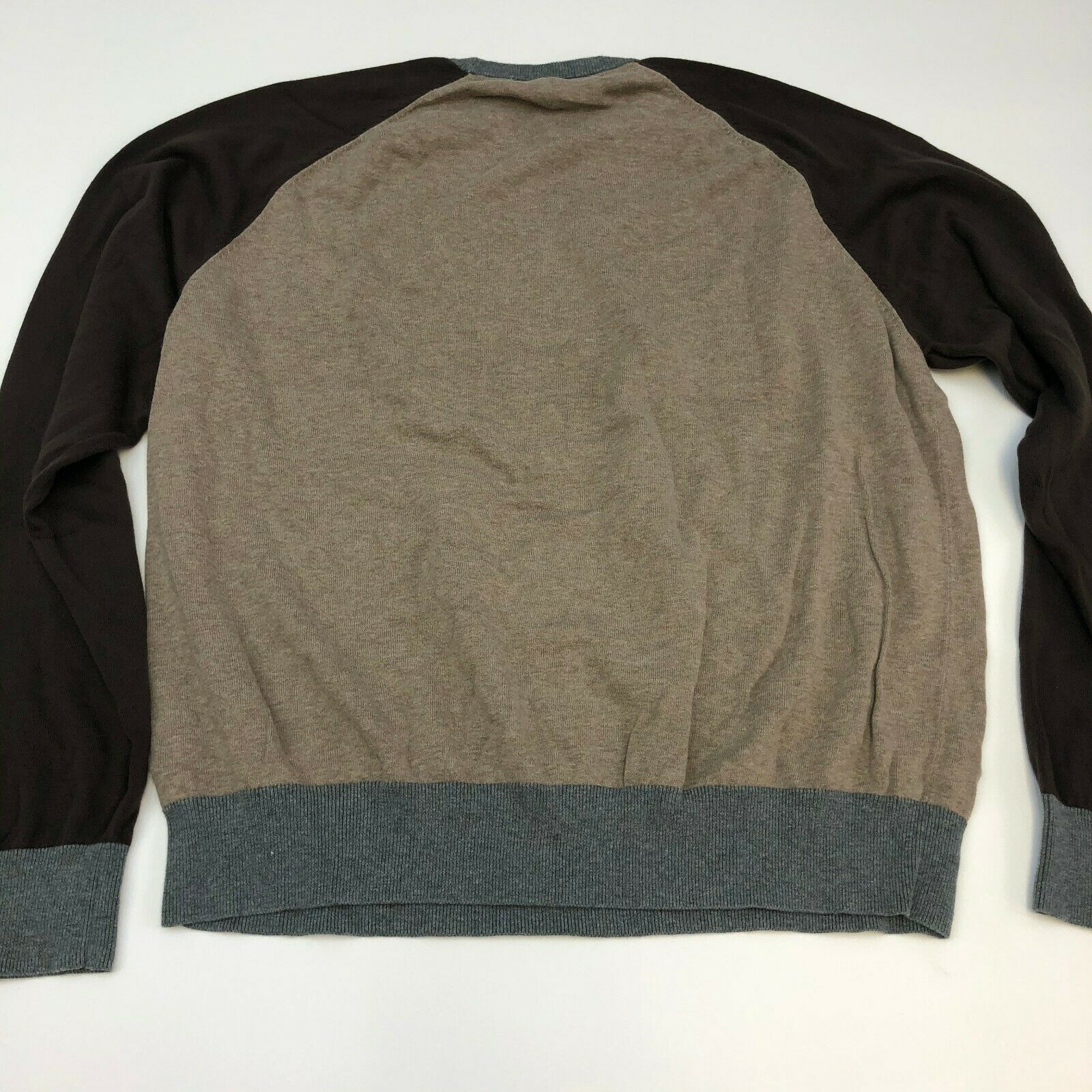 Old Navy Sweater Mens XXL Brown Crew Bneck Long Sleeve Casual Pullover ...