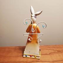 Vintage Easter Rabbit Figurine, Sad Bunny Statue, Resin, Easter Decor image 3