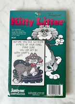 Janlynn Kitty Litter Counted Cross Stitch Kit Piece of Your Mind w/5" x 7" Frame - $9.45