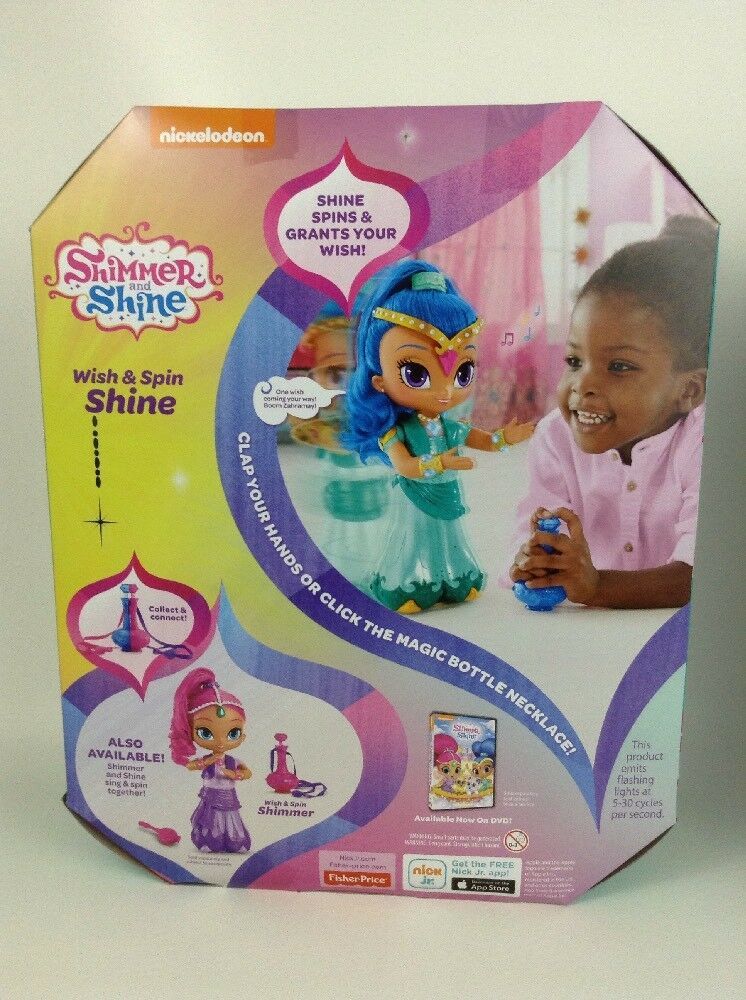 Shimmer And Shine Doll Lot Wish and Spin Talking Light up 12