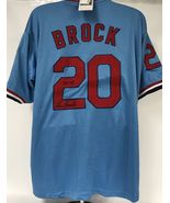 Lou Brock Signed Autographed M&N St. Louis Cardinals Baseball Jersey Mueller COA - $199.99