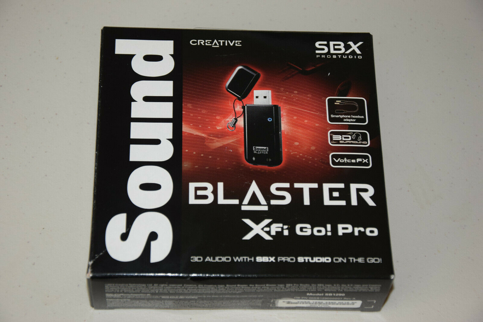 Creative Sound Blaster X Fi Go Pro Sb Usb Sbx Sb Audio