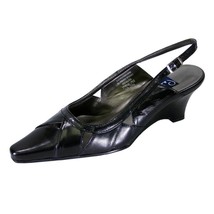 PEERAGE Reese Women Wide Width Trendy Stylish Comfort Leather Heeled San... - $44.95