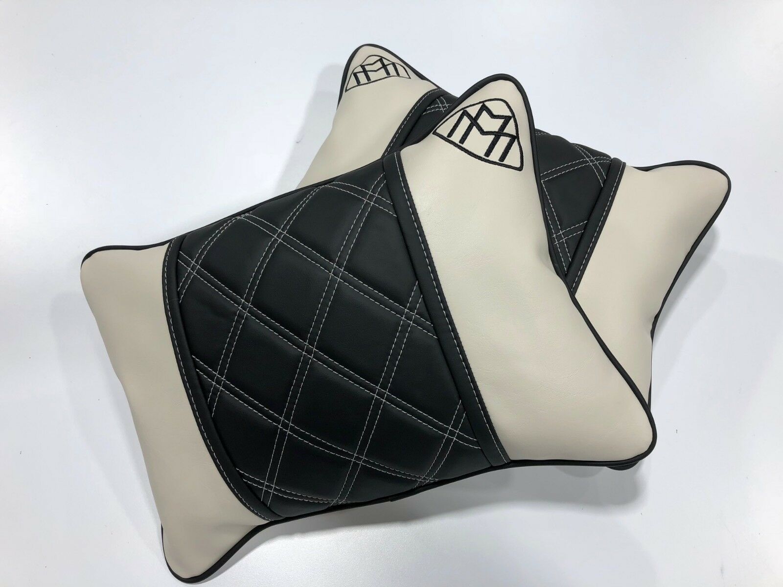 Mercedes Maybach Matching Leather Interior Pillows in Various Colors