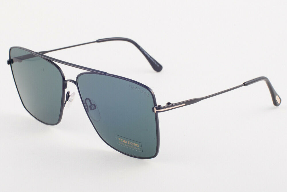 Tom Ford Magnus Black / Blue Sunglasses TF651 01V MAGNUS-02