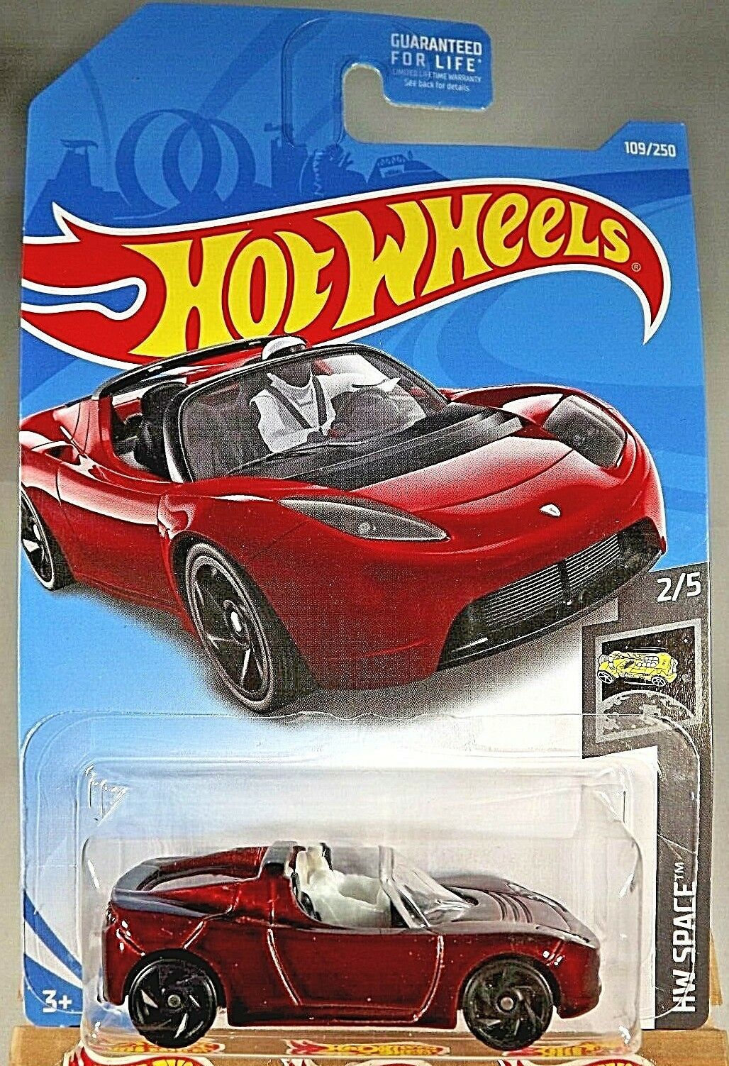 tesla roadster with starman hot wheels ebay