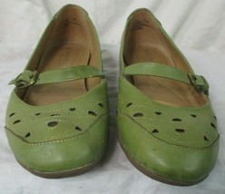 Naturalizer N5 Comfort &quot;Indulge&quot; Green Leather Mary Jane Size 7 M - $19.79