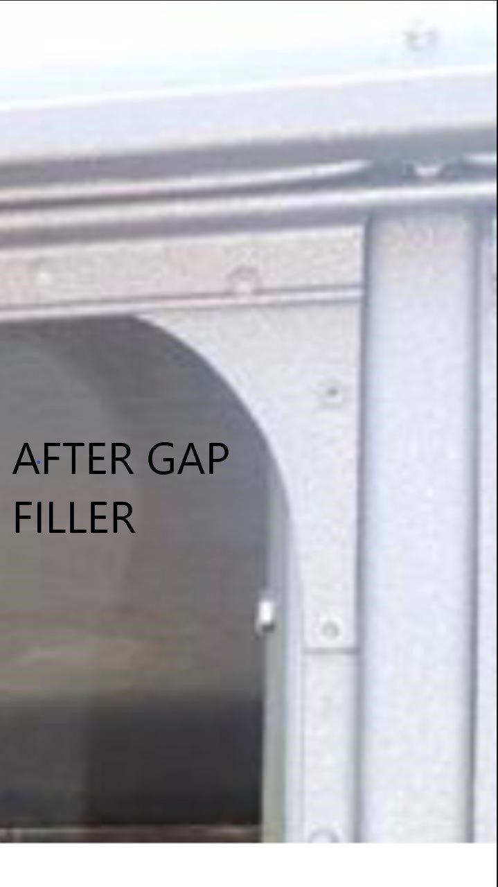 MILITARY HUMVEE XDOOR GAP FILLER KIT 4 PIECE FOR M998 HARD DOORS XDOORS Car & Truck Parts