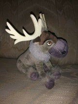 Disney Just Play Frozen Sven Plush 7&quot; Makes Sound Reindeer Antlers Gray ... - $13.85