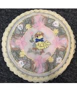 6 Pcs 8&quot; Round Easter Embroidered Lace Chicken Egg Doily Doilies ELN06 - $30.17