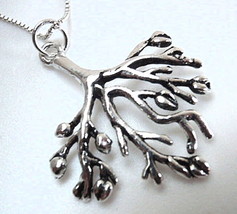 Fruiting Tree of Life Necklace 925 Sterling Silver Corona Sun Jewelry - $15.29