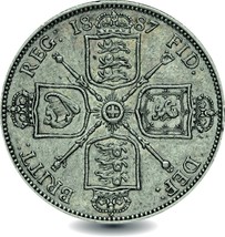 1887 Silver Florin Coin - $75.00