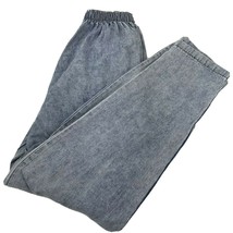 Vtg 80&#39;s 90&#39;s jeans high waist elastic acid wash mom 9/10 street wear US... - $21.73
