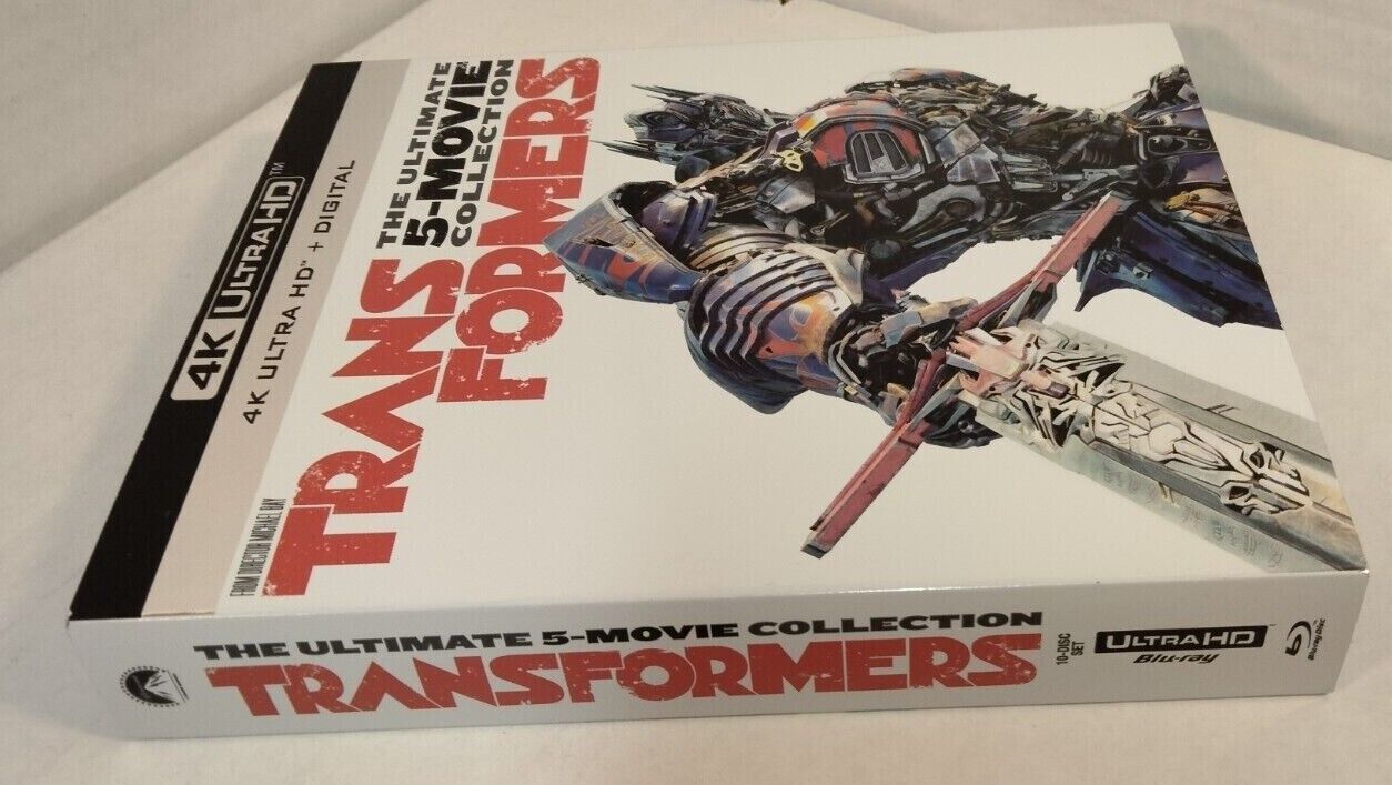 Transformers The Ultimate 5 Movie Collection (4KNo DIGITAL)Shipping w/Tracking DVDs & Blu