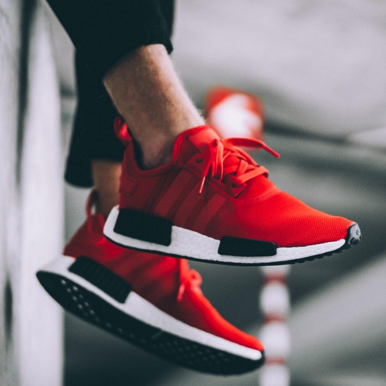 adidas nmd r1 clear red