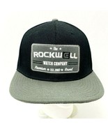 Rockwell Time Watch Company Hat Truckers Black Gray Snap Back Adjustable - $17.32