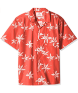 28 Palms Hawaiian Shirt Mens 3XL Red White Floral Tropical Aloha Cotton ... - $26.13
