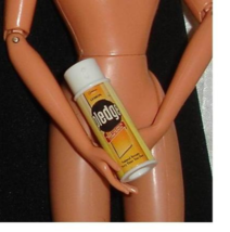 Barbie doll accessory miniature Pledge spray can furniture polish vintage Mattel - $8.99