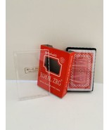 Vintage NEW Royal.ZRG Washable 100% All Plastic Playing Cards *Red Design* - $11.87