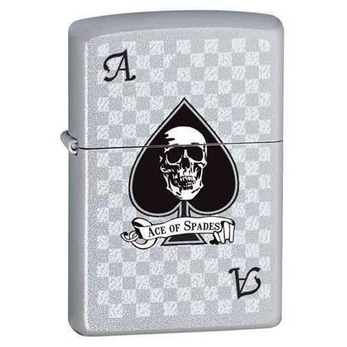 Primary image for Zippo Lighter - Ace with Skull - 852213