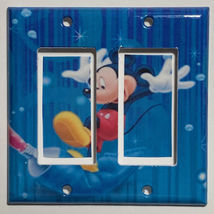 Mickey Mouse Color Painting Light Switch Outlet wall Cover Plate Home Decor image 9