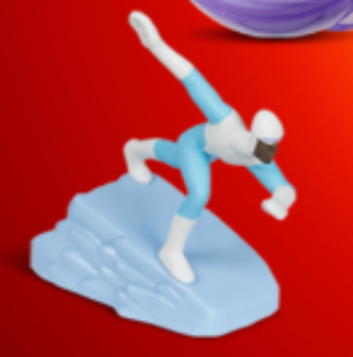 frozone happy meal toy