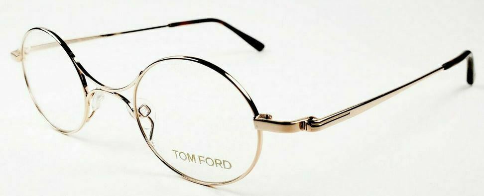 Tom Ford 5172 028 Gold Round Eyeglasses TF5172 028 40mm SMALL