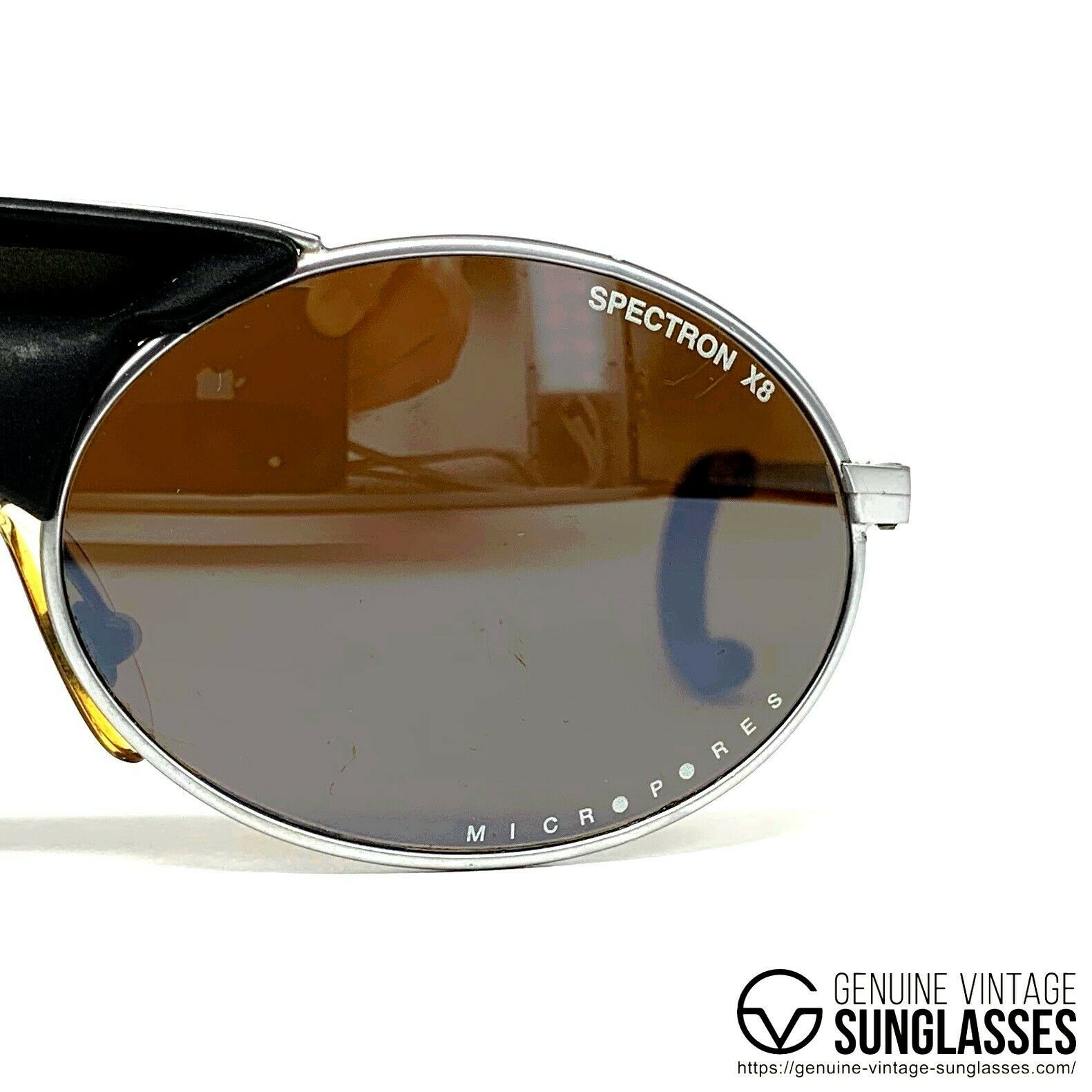 Julbo " Blanc Micropore " Glacier Vintage Sunglasses France 80's