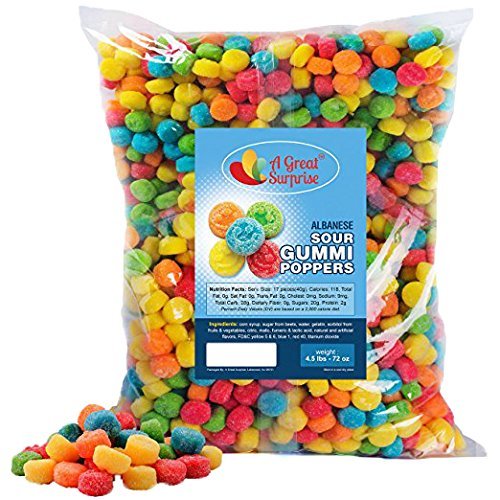 Sour Candy – Sour Gummies – Sour Poppers – Smile Candy – Bulk Candy – 4 ...