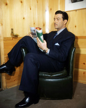 Robert Taylor 11x14 Photo classic Hollywood pose in dressing room 1940's - $14.99
