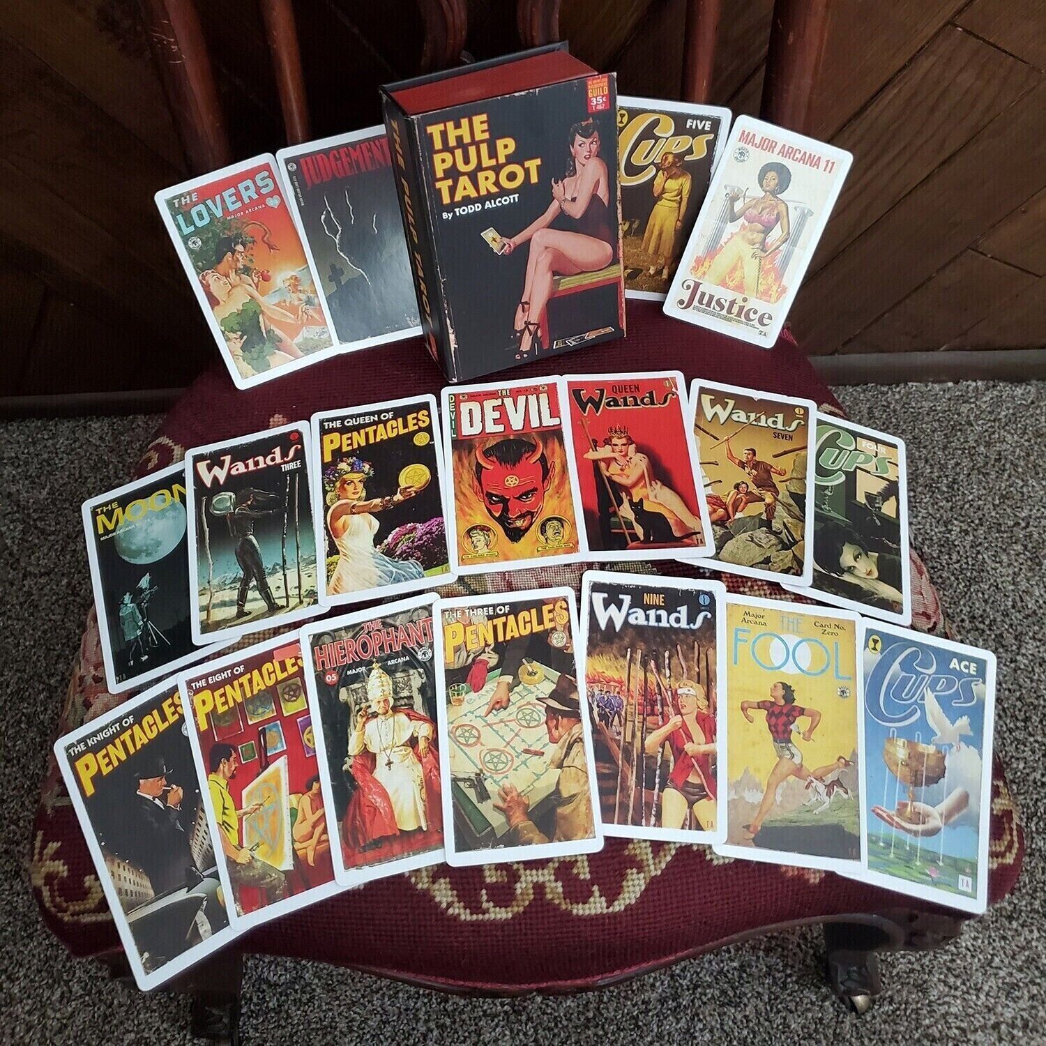 The Pulp Tarot - 78 Tarot Card Deck Americana Arcana Pulp Magazine ...