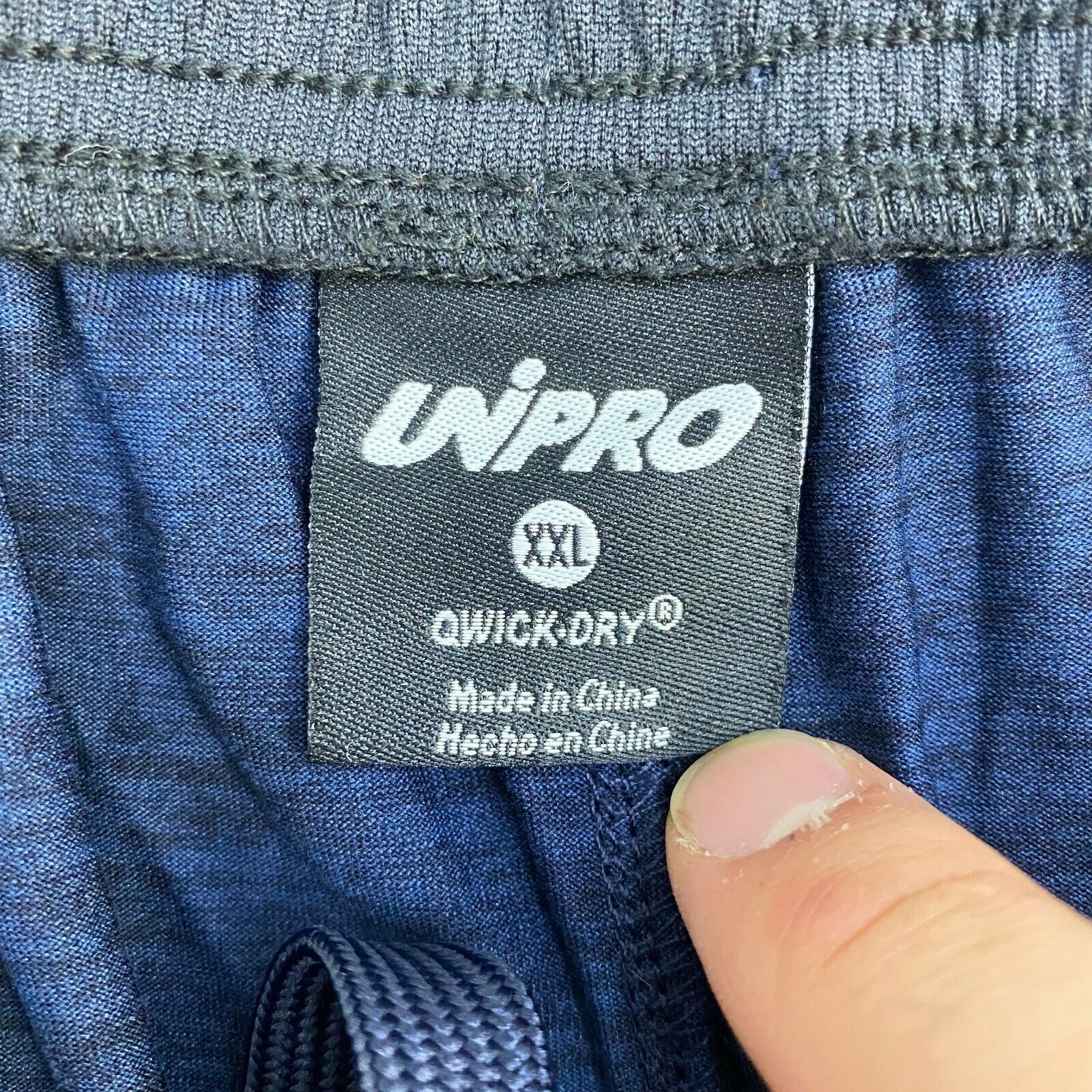 Unipro Athletic Shorts Mens XXL Qwick Dry Blue Casual Workout Shorts