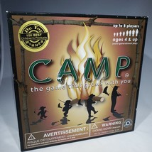 Camp Board Game 4 Age Levels Multi-Generational Family Fun Nature Facts ... - $12.95